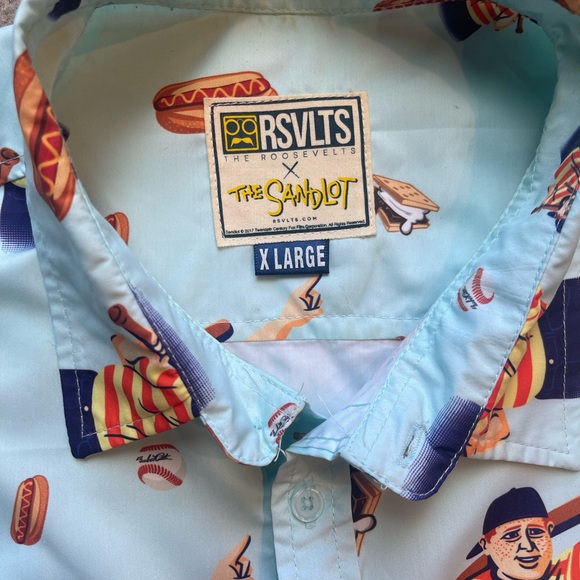 RSVLTS The Sandlot The Great Hambino Kunuflex Short Sleeve Shirt - Picture 8 of 9